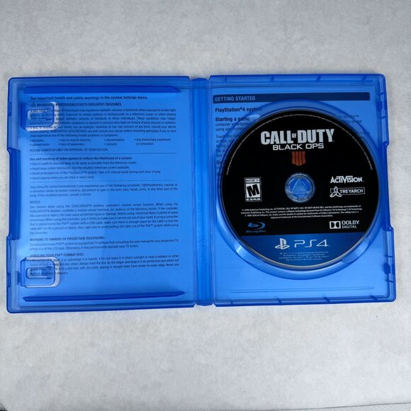 PS4 Call Of Duty Black Ops 4 Game Playstation 4 Mature 17+ Zombies - Picture 3 of 7